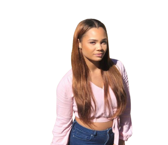 Long light-brown hair with a smooth finish